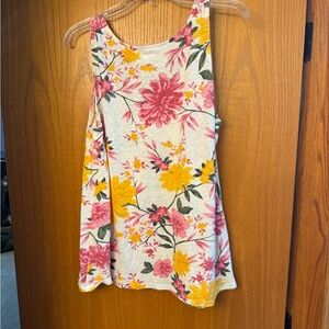 Old Navy Vibrant Floral Sleeveless Tank Top